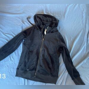 Athleta Velour zip hoodie